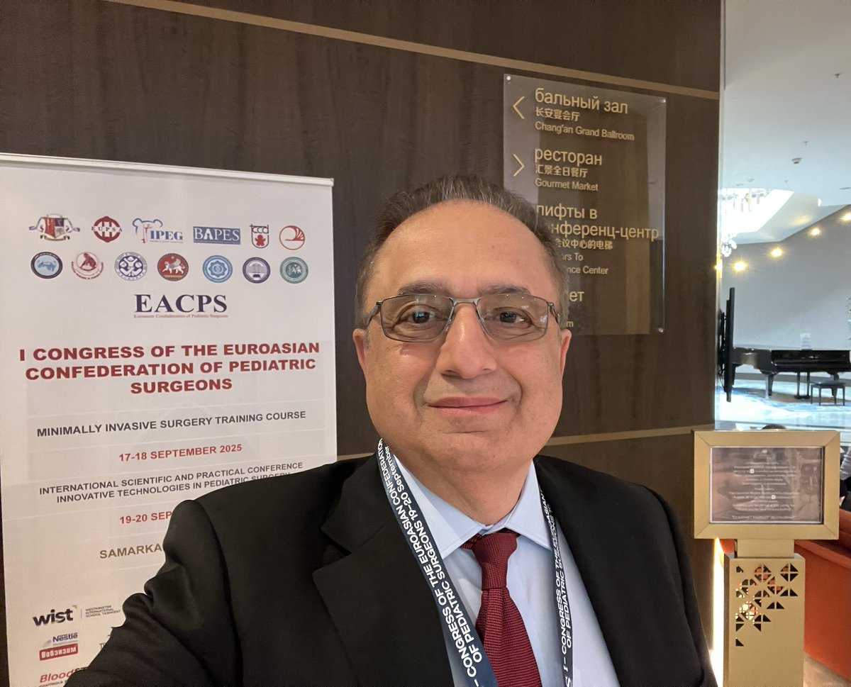 dradilaslam's tweet photo. I and my colleagues from BAPES UK just concluded a very successful two-day paediatric laparoscopic surgery training workshop before the 1st Eurasian Confederation of Pediatric Surgery Congress in Samarkhand, Uzbekistan. Samarkhand is beautiful and historic. Well worth a visit! https://t.co/8exGEY6OhF