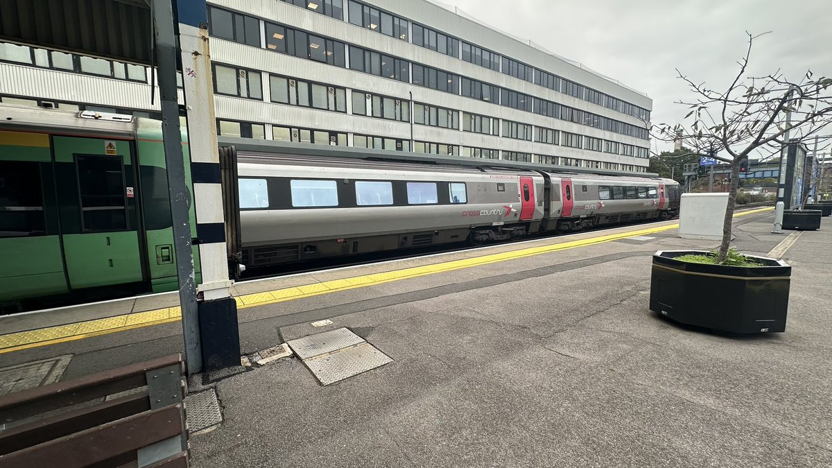 Waiting for both the XC &amp; SN to leave ahead of me