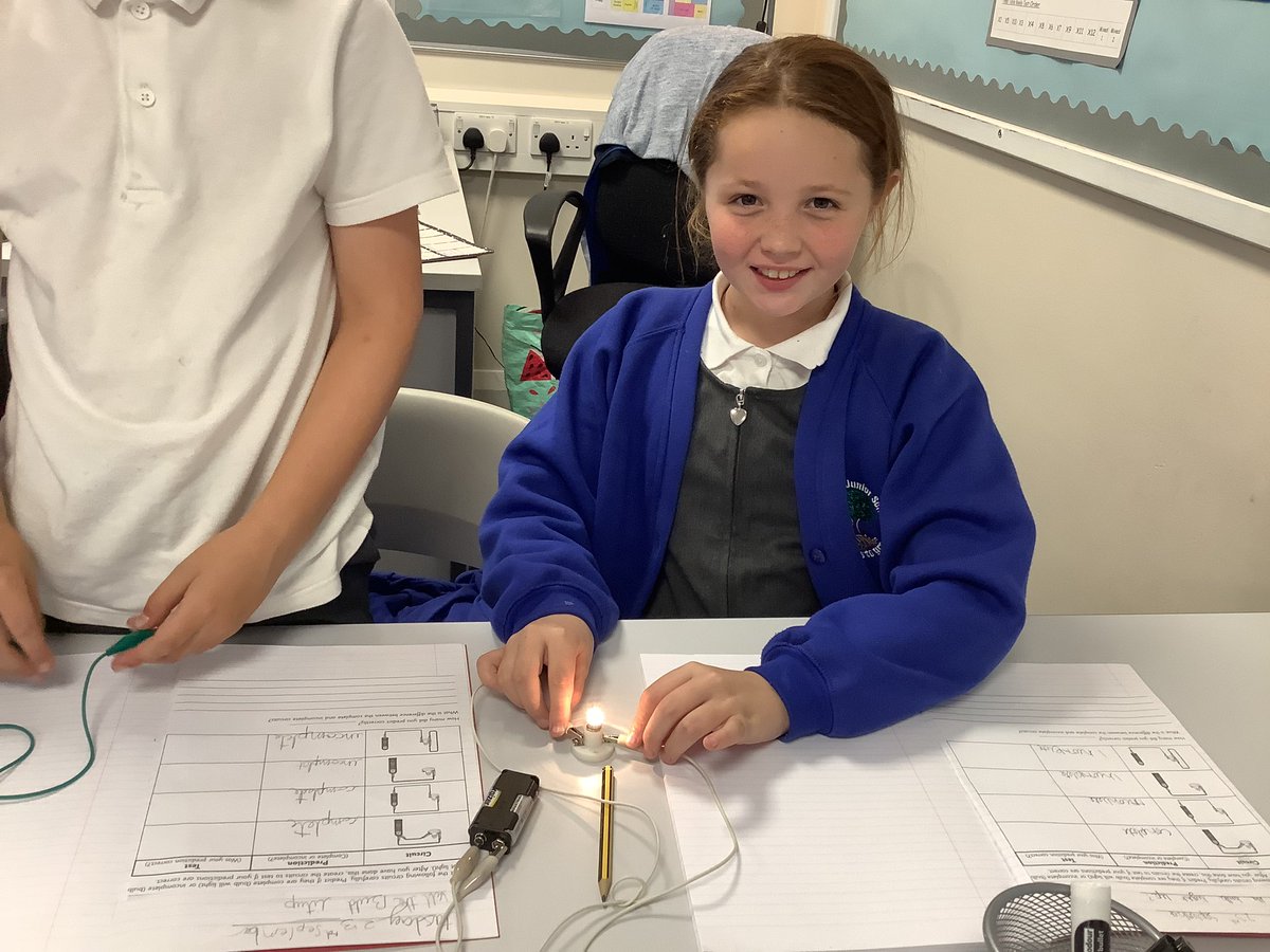 ReinwoodJuniors's tweet image. In Science this week, #RJS4B lit up the room with their electrical circuits! #RJSScience