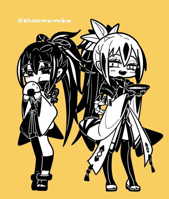 河上ちゃんと謙信ちゃん
