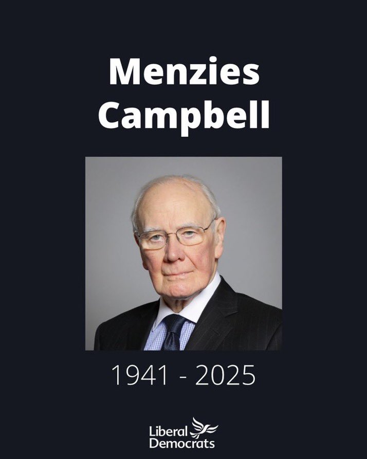 Stephen Williams ๐ถ ๐ด๓ ง๓ ข๓ ท๓ ฌ๓ ณ๓ ฟ๐ณ๏ธโ๐๐บ๐ฆ (@stephenwi11iams) on Twitter photo Saddened by the death of former Liberal Democrat leader Ming Campbell. He was an outstanding parliamentarian with a great personal back story in the law and athletics. To me he was a much cherished avuncular mentor and friend.  RIP ๐ข Saddened by the death of former Liberal Democrat leader Ming Campbell. He was an outstanding parliamentarian with a great personal back story in the law and athletics. To me he was a much cherished avuncular mentor and friend.  RIP ๐ข