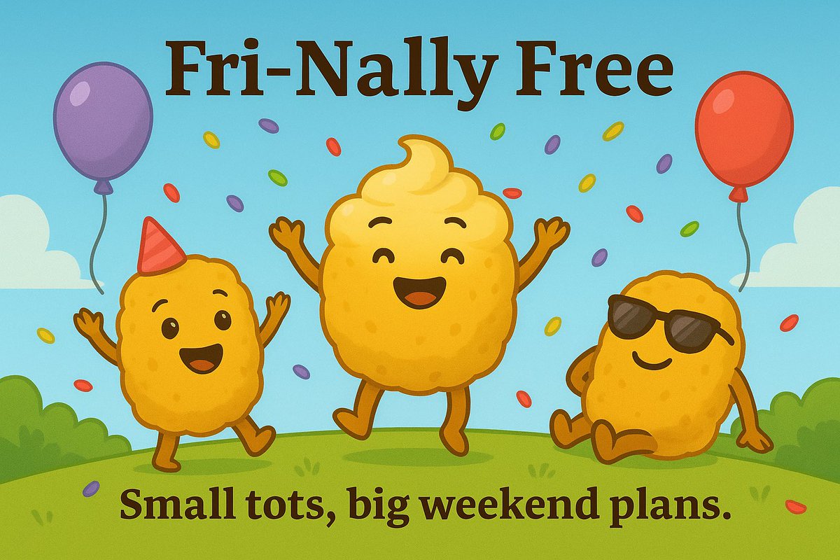 Th3TaterTot's tweet image. #FriNallyFree #WeekendVibes #SpudLife #HappyTaters