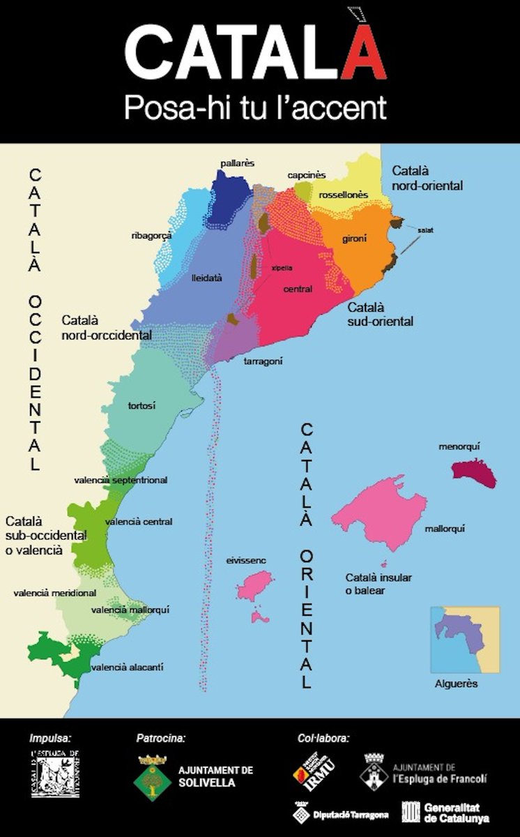 judit_cat's tweet photo. @posahitulaccent @llenguacatalana @educaciocat @llenguesURV @Catalana_UA   A on es pot aconseguir el cartell d'aquest nou mapa de dialectes del català? Als docents de català ens aniria molt bé poder-lo tenir a l'aula... https://t.co/A5Hl2CuZP1