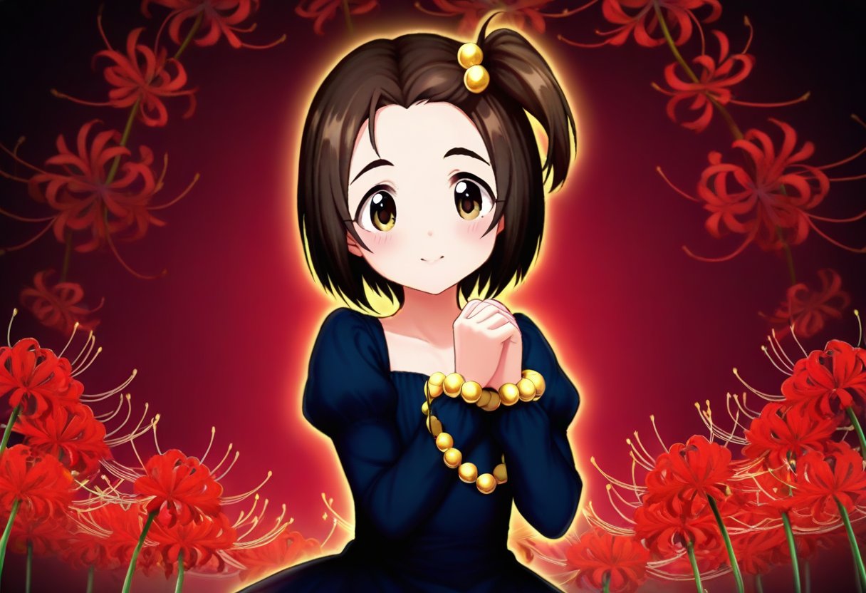 肉質画　【彼岸花】　金 肉質画 【彼岸花】 金 Eng sub] Grandpa's Flower Watching