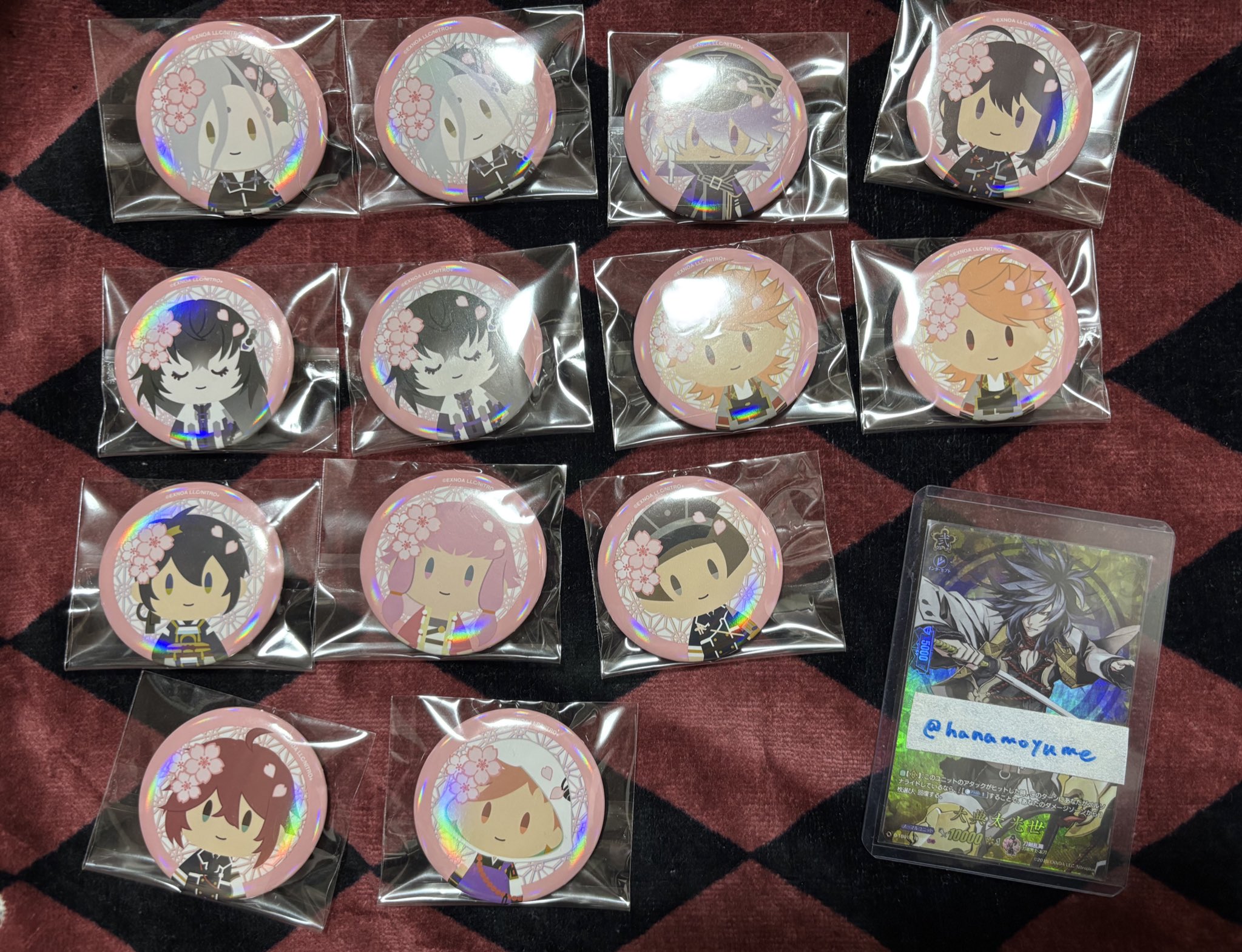 刀剣乱舞 大本丸博 後家 缶バッジ 3個セット 刀剣乱舞 大本丸博 後家 缶バッジ 3個セット 刀剣乱舞 大本丸