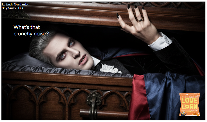 Entry 2 - One Minute Brief of the Day: Create posters that show why <a href="/lovecorn_snacks/">LOVE CORN</a> is the ultimate feel-good treat of Halloween with their delicious taste, simple ingredients, bold flavour, and unbeatable crunch. #LoveCornHalloween
<a href="/OneMinuteBriefs/">One Minute Briefs ⏱️</a>