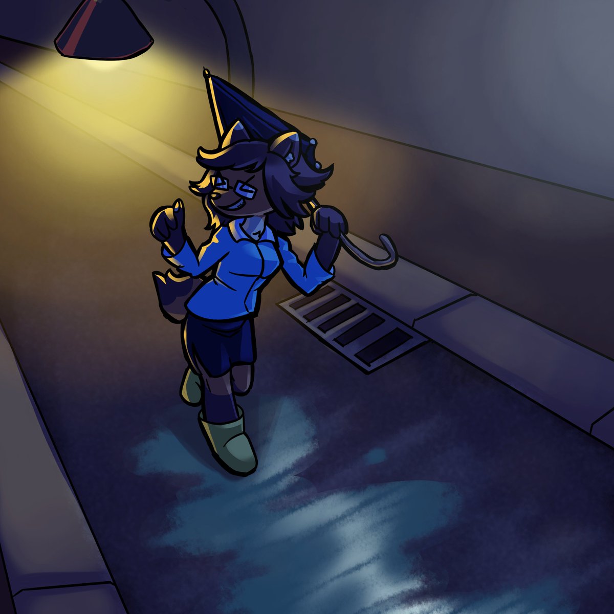 Walk trough the night.