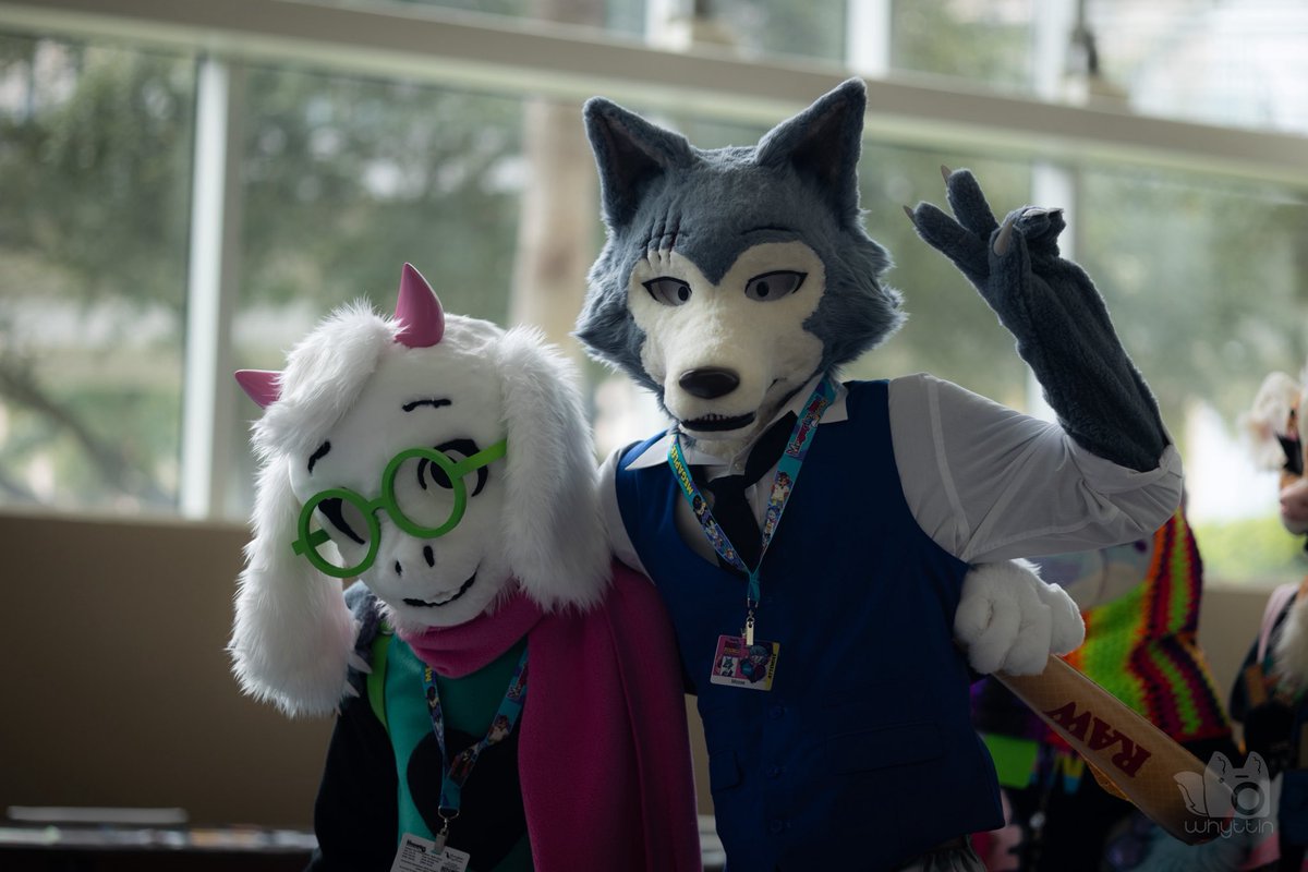 differmitt's tweet image. Happy #FursuitFriday!!!
🐐 @FluffinQuill