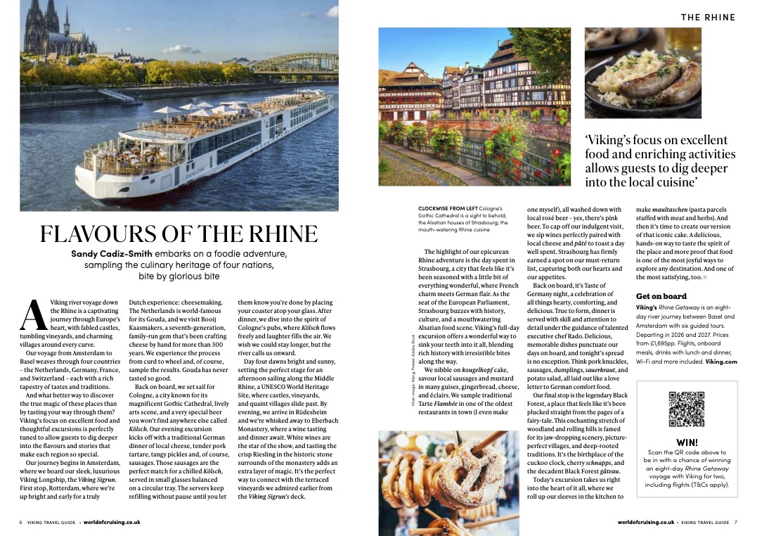 My feature on cruising the Rhine with Viking is in this month's World of Cruising magazine.