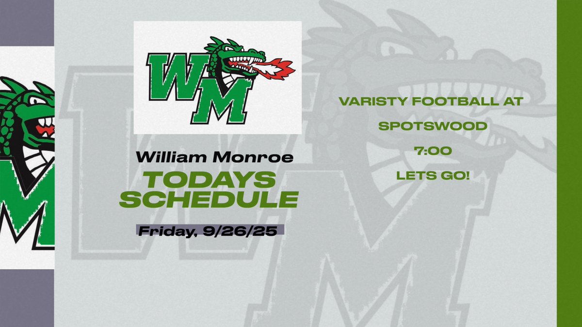 William Monroe (@wmhsdragons) on Twitter photo 