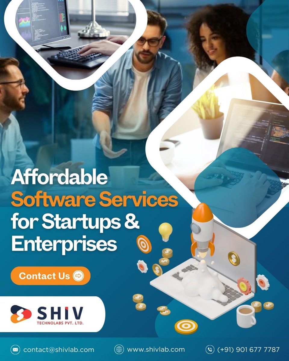 Shiv_Technolabs's tweet image. 🚀 𝗮𝗳𝗳𝗼𝗿𝗱𝗮𝗯𝗹𝗲 𝘀𝗼𝗳𝘁𝘄𝗮𝗿𝗲 𝘀𝗲𝗿𝘃𝗶𝗰𝗲𝘀 𝗳𝗼𝗿 𝘀𝘁𝗮𝗿𝘁𝘂𝗽𝘀 & 𝗲𝗻𝘁𝗲𝗿𝗽𝗿𝗶𝘀𝗲𝘀
📞 contact us: +91 90167 77787
📩 email: contact@shivlab.com
🌐 website: shivlab.com/software-devel…
#softwaredevelopment #startupdevelopment #shivtechnolabs #knightcoders