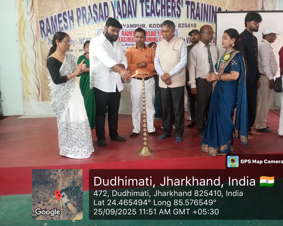 RpyttcKoderma's tweet image. रमेश प्रसाद यादव शिक्षक प्रशिक्षण महाविद्यालय में गुरुवार 25.09.2025 को कैंपस प्लेसमेंट का आयोजन। 40 विद्यार्थी विभिन्न विद्यालयों के लिए किए अनुसंशित।