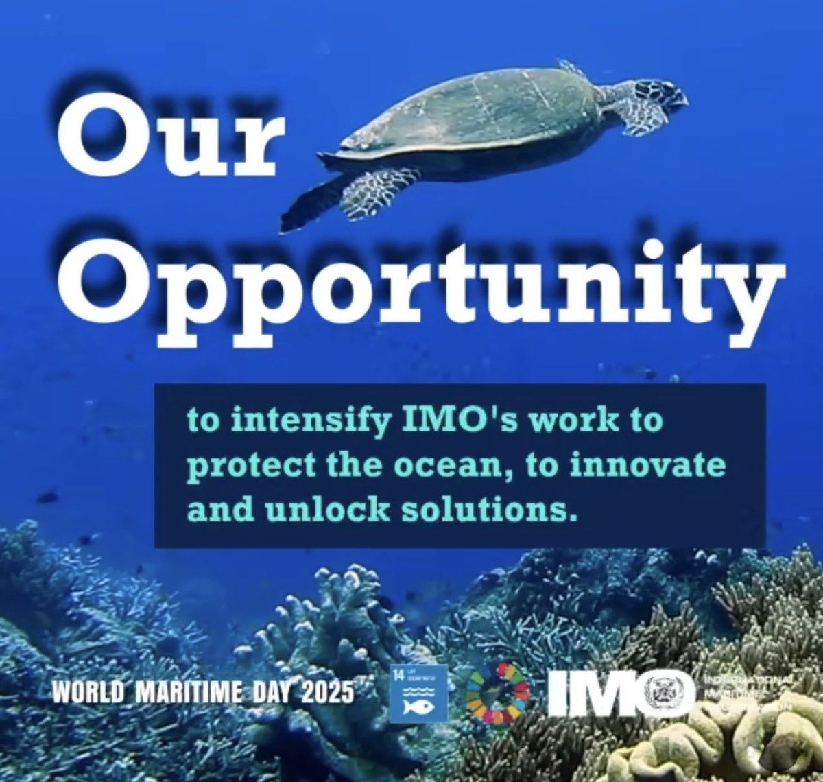 MarScopeAdvisor's tweet image. 🌊 Happy #WorldMaritimeDay 2025!
“Our Ocean, Our Obligation, Our Opportunity” 💙
With 80% of global trade carried by sea, shipping is vital to our planet’s future. Thanks to @IMOHQ & industry action!
#SustainableShipping #OceanProtection #OurOcean