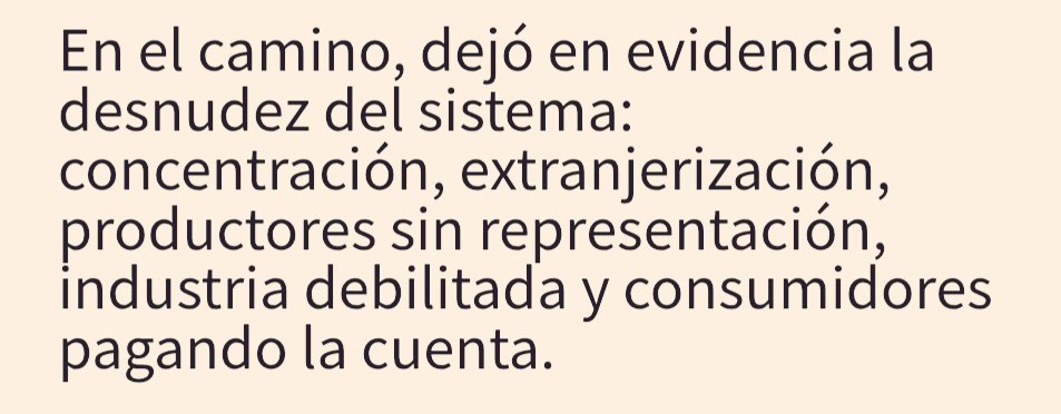 Movimiento Productivo 25 de Mayo (@mp25mayo) on Twitter photo "La suspensión temporaria de retenciones, presentada como un gesto al campo, fue en realidad una operación de supervivencia electoral en beneficio de las cerealeras multinacionales"
Matías Jauregui, compañero del #MP25M, para <a href="/LaTeclaEne/">La Tecla Eñe</a>.
Aquí la nota
👇🏽 lateclaenerevista.com/retenciones-ce… "La suspensión temporaria de retenciones, presentada como un gesto al campo, fue en realidad una operación de supervivencia electoral en beneficio de las cerealeras multinacionales"
Matías Jauregui, compañero del #MP25M, para <a href="/LaTeclaEne/">La Tecla Eñe</a>.
Aquí la nota
👇🏽 lateclaenerevista.com/retenciones-ce…