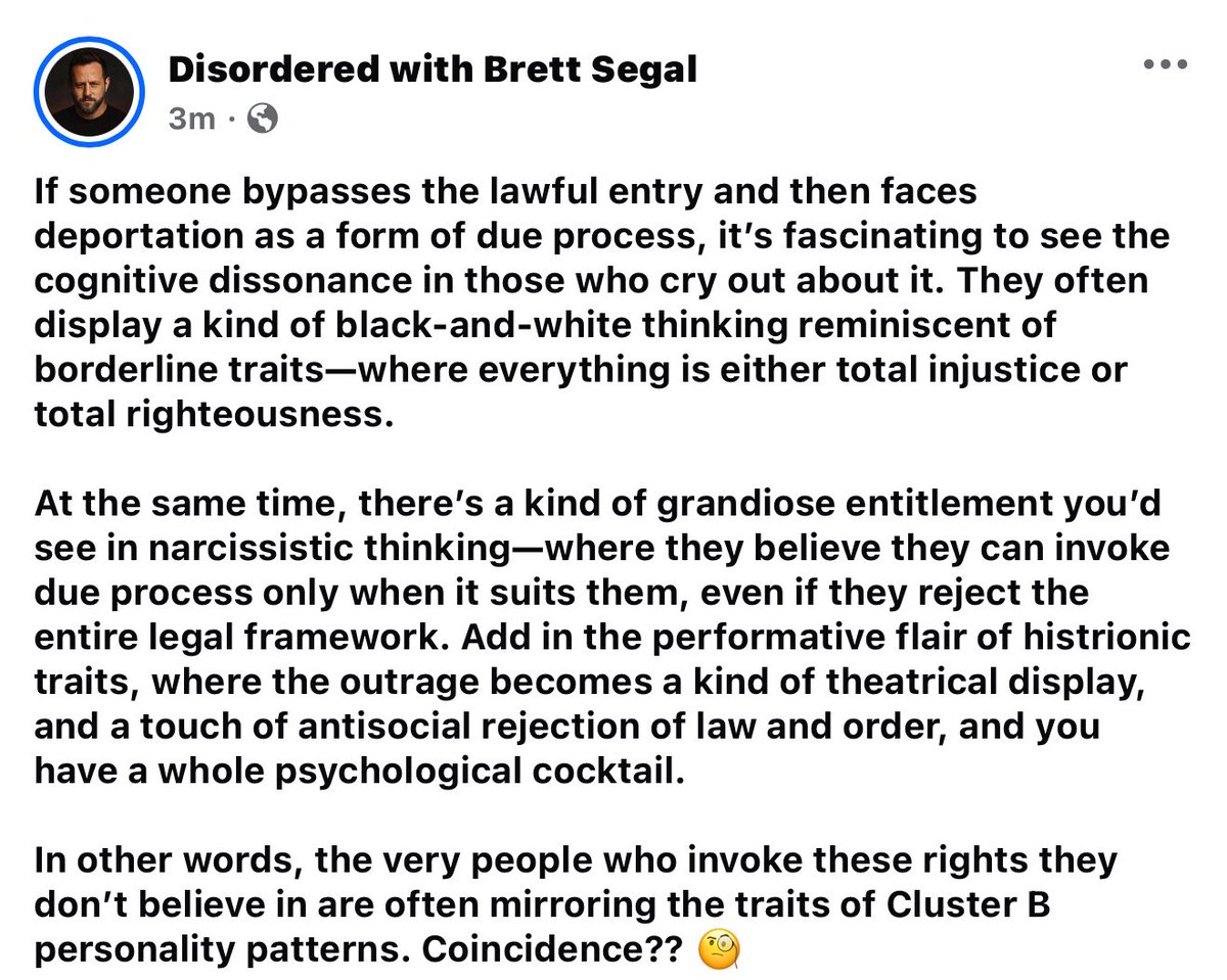 Disordered with Brett Segal tweet media