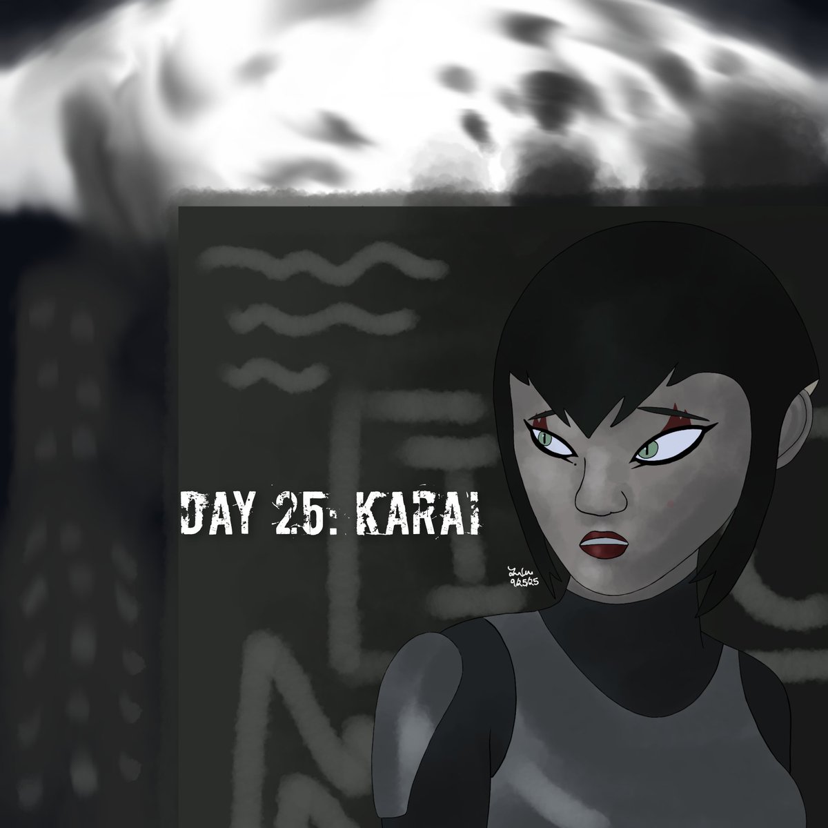 hamato_kunoichi's tweet photo. #TMNTember2025 Day 25: Karai
Here's Karai trying to escape the black hole, thank god for Fugitoid's ability to time travel π @TMNTember #TMNTember #TMNT2012 https://t.co/mmTdtIr1Z8