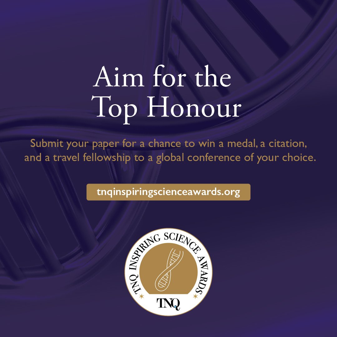 TNQLectures's tweet image. ✨ Calling all PhD students &amp;amp; postdocs in India! ✨
Here’s your chance to showcase your research at the Inspiring Science Awards–2026 🔬

🏅 8 Finalists: Medal + Apple laptop + Citation
✈️ 1 Winner: A travel fellowship to an international conference

Apply now!