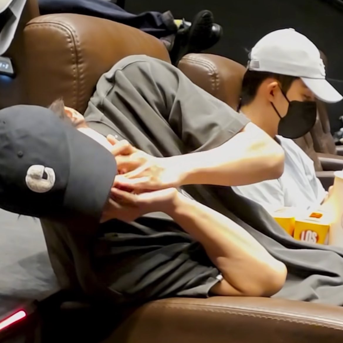 juncheolthinker's tweet image. my juncheol beside each other while watching the shadow’s edge!? 🥺💛