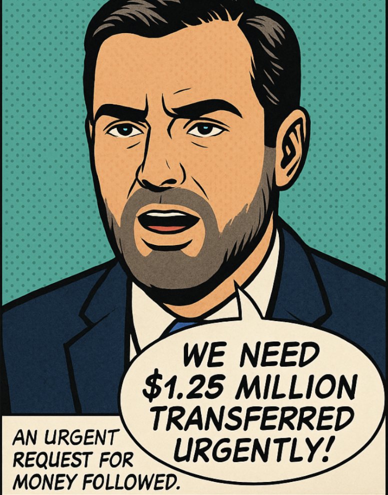 RecyberGlobal's tweet photo. Trust is powerful. It’s also exploitable.

Fictional company, Snakeoil, was in the middle of a high-profile merger. Success depended on the timely delivery of a new product from a critical production partner.

So when the CEO received a video call request from the partner’s CEO, it felt natural. After all, trust had been built between the two companies. But all was not what it appeared to be...here's what happened:

👩‍💼 An employee at the partner gave their credentials to someone posing as the company's IT provider.

🗒️ Those credentials were used to access the email server.

🦹 A spoof CEO account was created and used to set up the call.

🔪 The fraudster cloned the CEO’s voice with AI and created a deepfake avatar.

On screen, Snakeoil’s CEO saw a familiar face and heard a trusted voice. The pressure was high, the request urgent — and that’s how the trap was sprung.

Deepfakes work because they exploit the trust that exists between people.

The telltale signs that all is not right may be subtle, but they’re there. Urgency is always one of them.

👉 The lesson for leaders:

✅ Trust is essential, but it can’t go unquestioned.

⛔ Verification must become second nature.

🛠️ Equip your people to recognise when trust is being manipulated.

👀 Don’t trust blindly. Verify deliberately.

#CyberSecurity #Deepfake #Trust #RiskManagement #Leadership