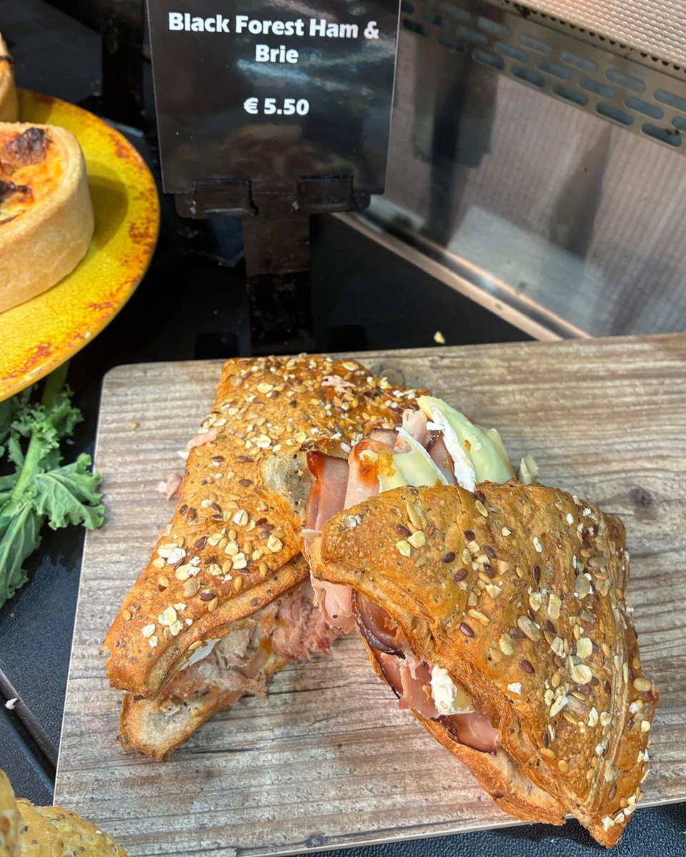 NEW Gourmet Sandwiches now instore! 😋

🫓 Black Forest Ham &amp; Brie

#GarveysSuperValu #Cobh