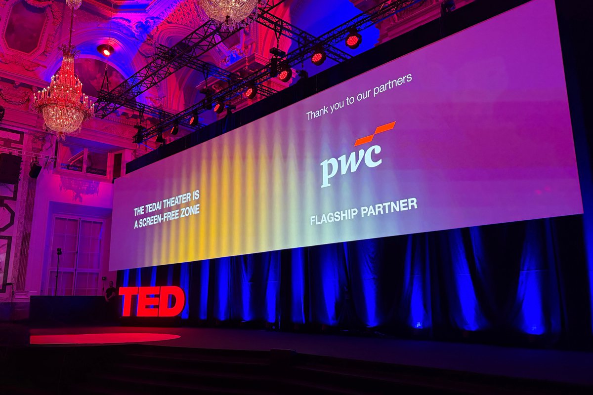 PwC_Middle_East's tweet image. #PwCProud to join @TEDAIVienna  as a flagship partner, where Moussa Beidas and Jesko von den Steinen led a session on Reinventing for the Unwritten Business.

In 90 minutes, participants explored how AI can move from interesting to actionable, designing business model shifts