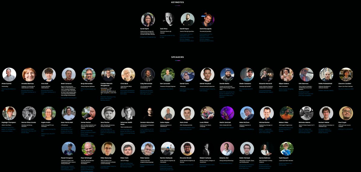 ElixirConfEU's tweet image. 💜 Missed ElixirConf EU 2025? No worries! Code BEAM Europe is ONE MONTH AWAY. Dive into the full BEAM ecosystem! Save your spot! codebeameurope.com