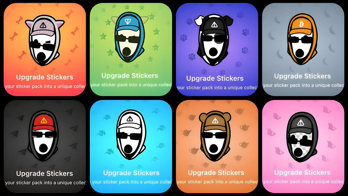 0x_micro's tweet image. Unique NotCap stickers on $TON: vision 🧢