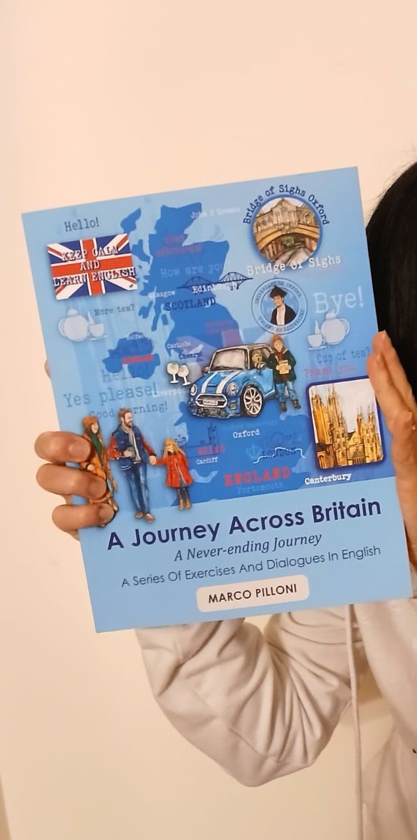 LinguistMarco's tweet image. A quiet joy today! A reader sent me a photo (by email 😊) of my English language book.
Thank you for this small, shining gift and for being part of this journey of learning and connection, Stefania. #langtwt #LanguageLearning #booktwt #englishbook