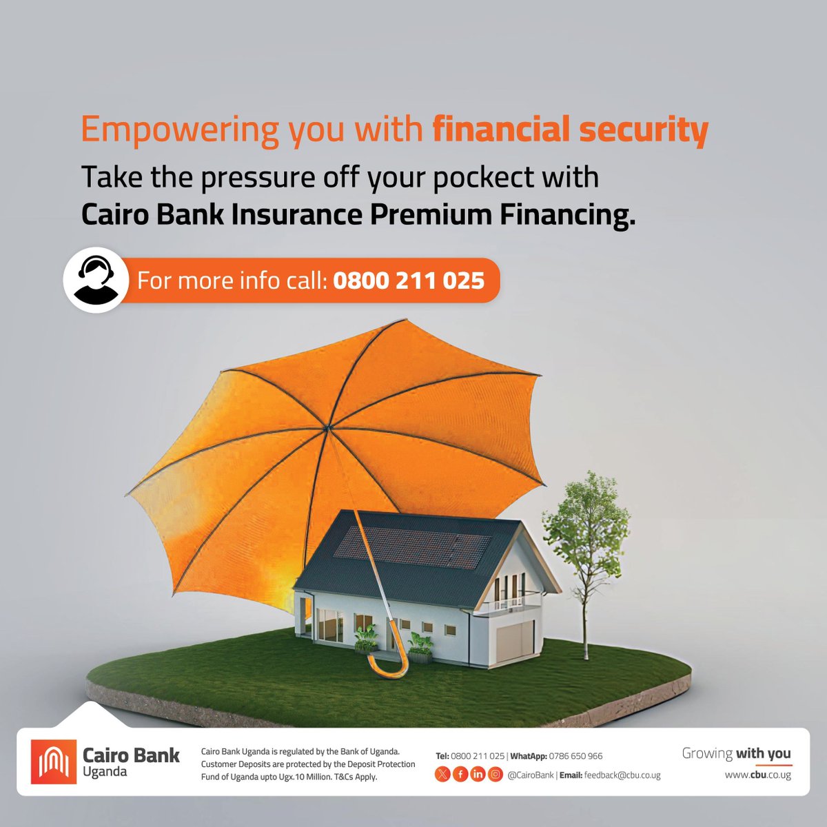 CairoBank's tweet image. Take the pressure off your pocket with Cairo Bank Insurance Premium Financing.

#InsurancePremiumFinancing #NonLifeInsurance #CairoWay #GrowingwithYou