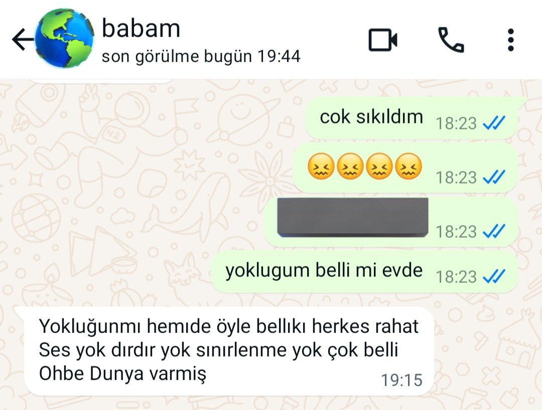 Ohbe Dunya varmiş