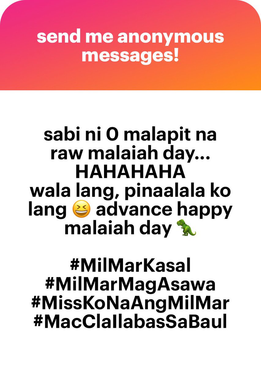 readsilog's tweet photo. - HEAJDHDHSAJSHS i'm so sawry zero,,, grabe b4 malaiah day p i2 wahahaha sa 1st anniv n lng ng milmar ๐ฅธ #milmar**********
- ๐ญ belated happy birthday colet.,,
- yez poh ! cla nxt after maccla
- oo raw teh https://t.co/txyH4KbDQf