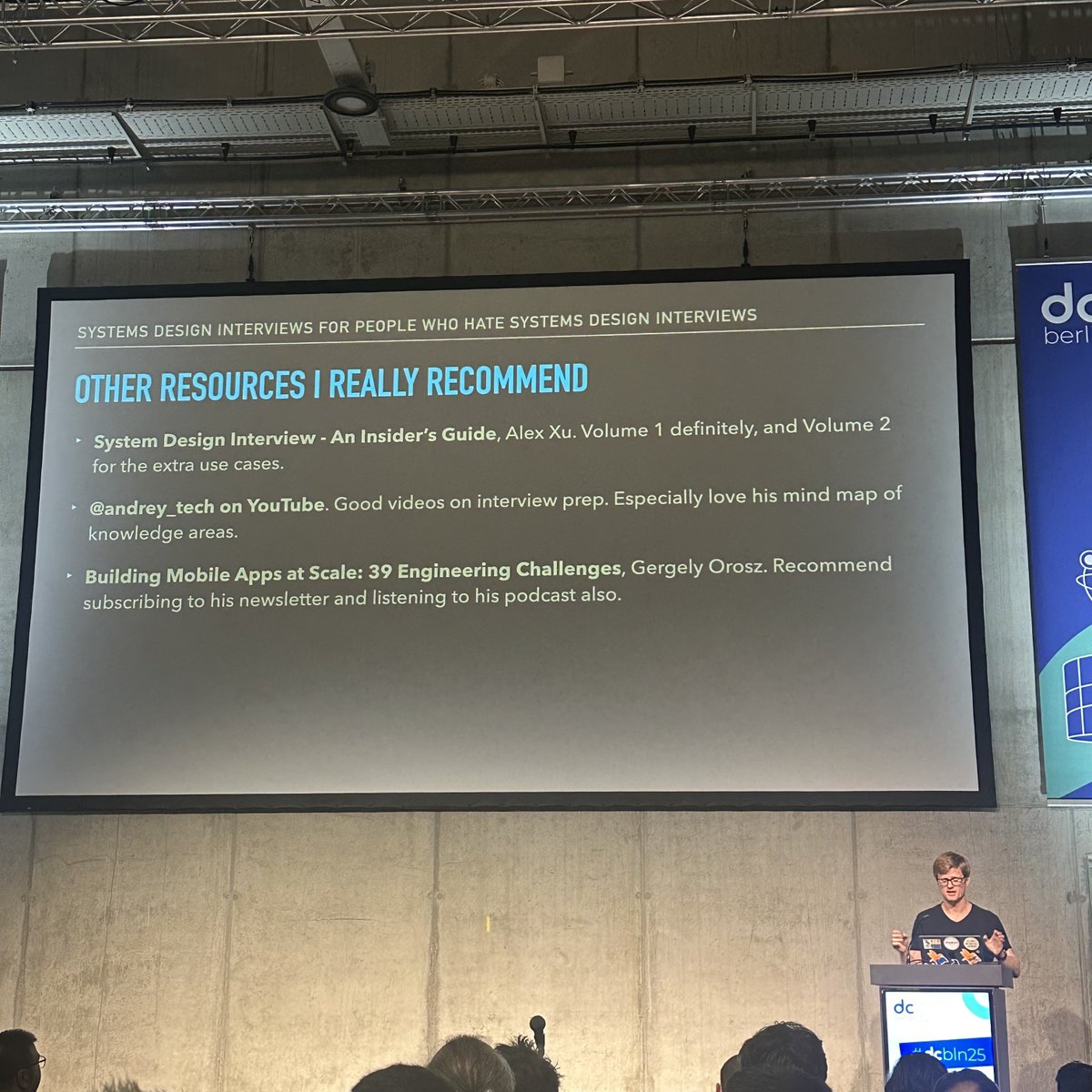 ulusoyapps's tweet image. System design interviews for people who hate system design interviews was an interesting talk. Strong recommendation to watch the recording when available ✨
