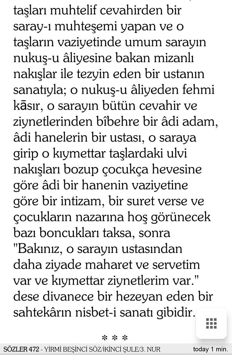 "ulvi nakışları bozup çocukça hevesine göre âdi bir hanenin vaziyetine göre bir intizam, bir suret verse"
#SelimiyeCamii kubbesi için teklif edilen deseni görünce aklıma gelen...
#SelimiyeyeDokunma
