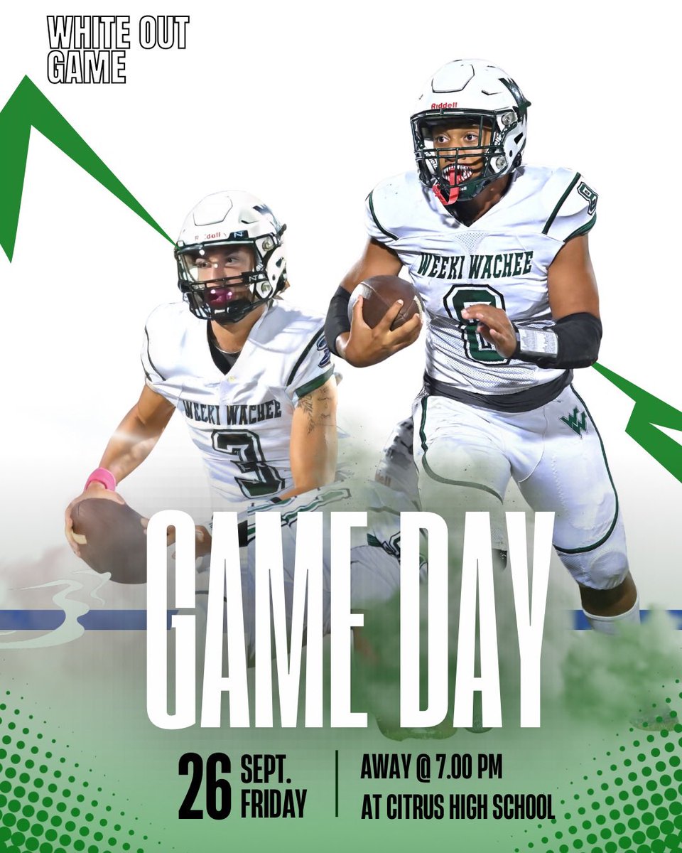 White out tonight against Citrus! We hope to see everyone there!!
#WhyNotUs