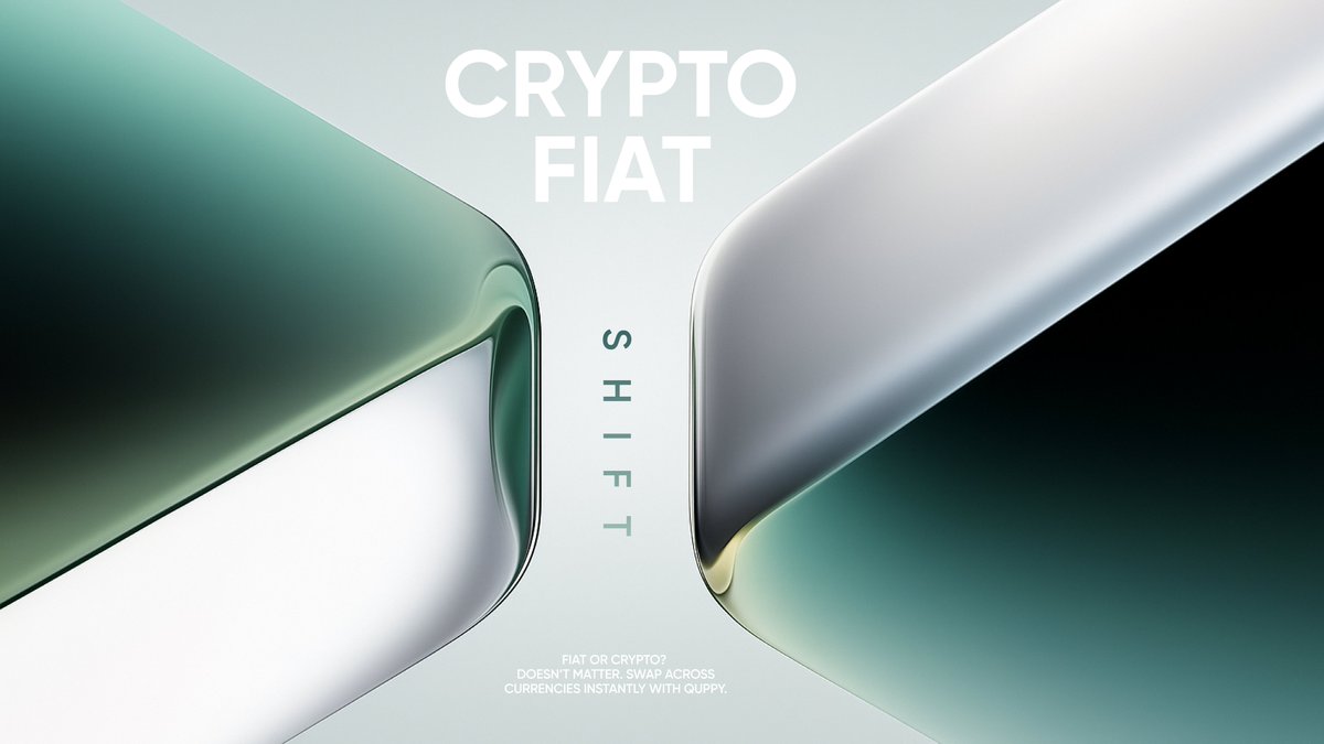 Swap crypto ↔ fiat without leaving Quppy 💱✨
Pick your pair (BTC, ETH, USDC, EUR, GBP) → enter amount → check rate → confirm.
⚡ Instant. 🔒 Transparent. 📲 All-in-one.
No extra apps, no detours. quppy.com