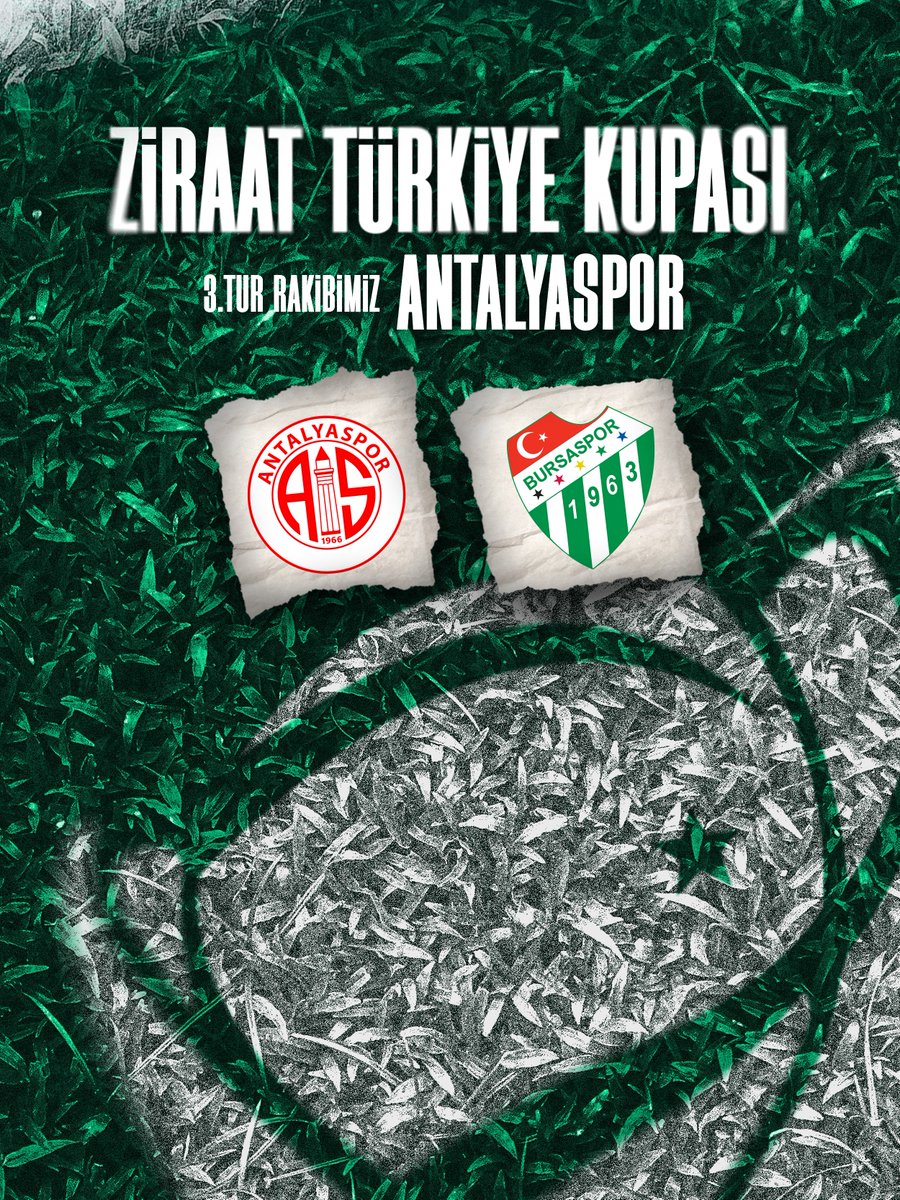 🏆 Ziraat Türkiye Kupası 3. Eleme Turunda rakibimiz Hesap.com Antalyaspor oldu. 

🗓 Karşılaşma, 28-29-30 Ekim tarihlerinin birinde Antalya'da oynanacak.
