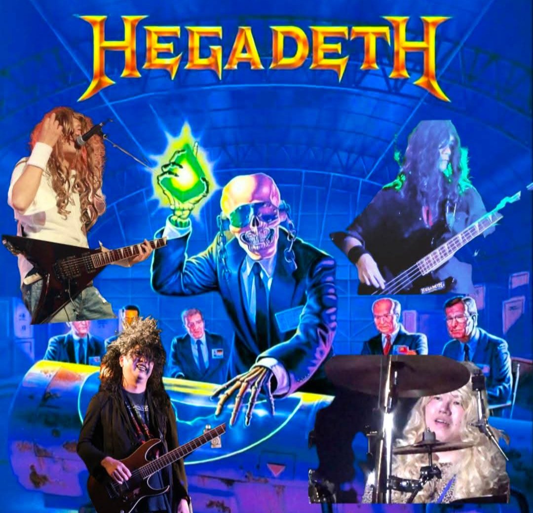 adamuThrash0807's tweet image. 約１週間後に迫りました、HEGADETHのライブ告知です✨
RIOT、LOUDNESS、REDWARRIORS、ZIGGY、オリジナル、と幅広いジャンルのコピバンが出演、見応え有るライブです✨
我々も1st「Killing Is My Business」の超速曲から11st「United Abominations」の複雑ナンバーまで幅広いセトリを演奏予定です☢️