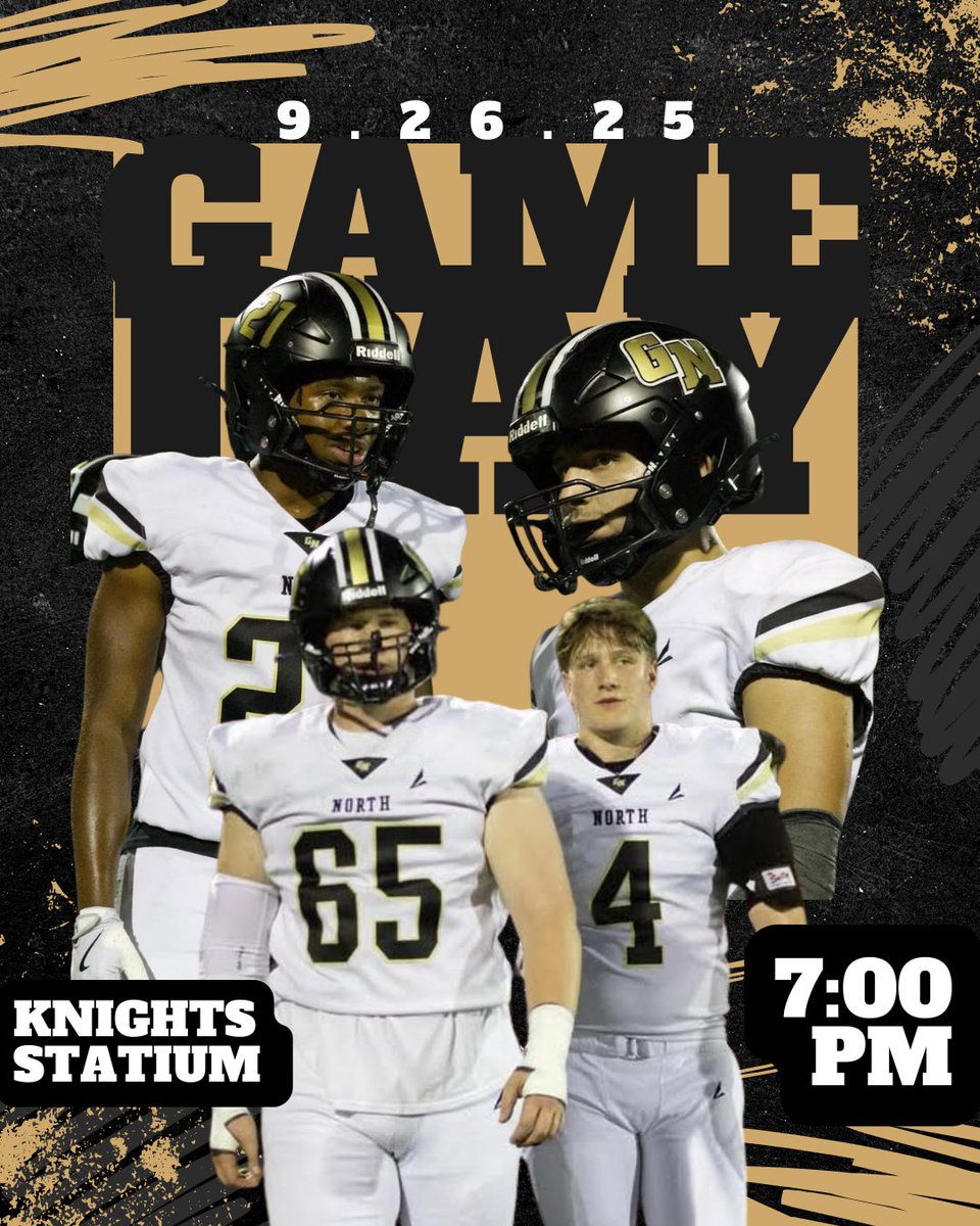Good luck to our football team at their game against Grant tonight! #GoKnights #KnightPride @knightfans26