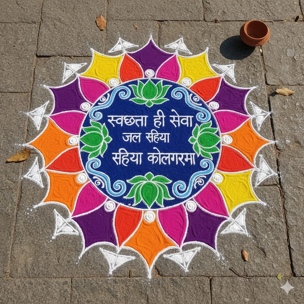KodermaJjm's tweet image. RANGOLI UNDER SWACHHTA HI SEVA 2025
@dckoderma @JharkhandCMO @Swachhjhar @swachhbharat @prdjharkhand