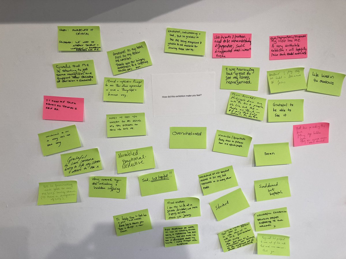 magnetoJJ's tweet image. We’ve been asking people how the exhibition makes them feel …. #mecfs #pwme