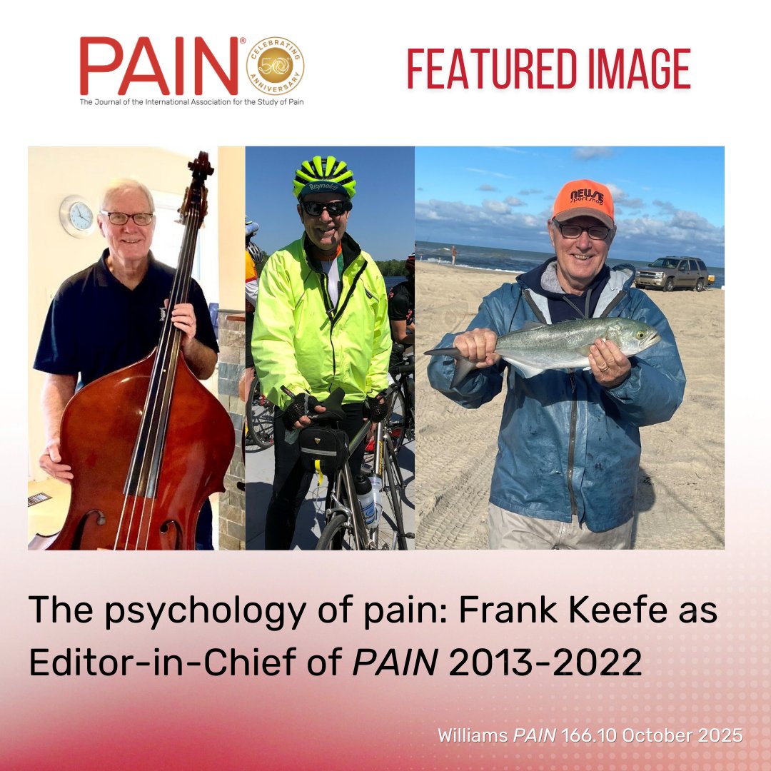 PAINthejournal's tweet image. This week’s #PAIN Featured Images are from the 4th and final entry in our essay series on the past Editors-in-Chief of PAIN. Learn more about Frank Keefe’s fascinating life and career in Williams et al. bit.ly/4ntoMHz