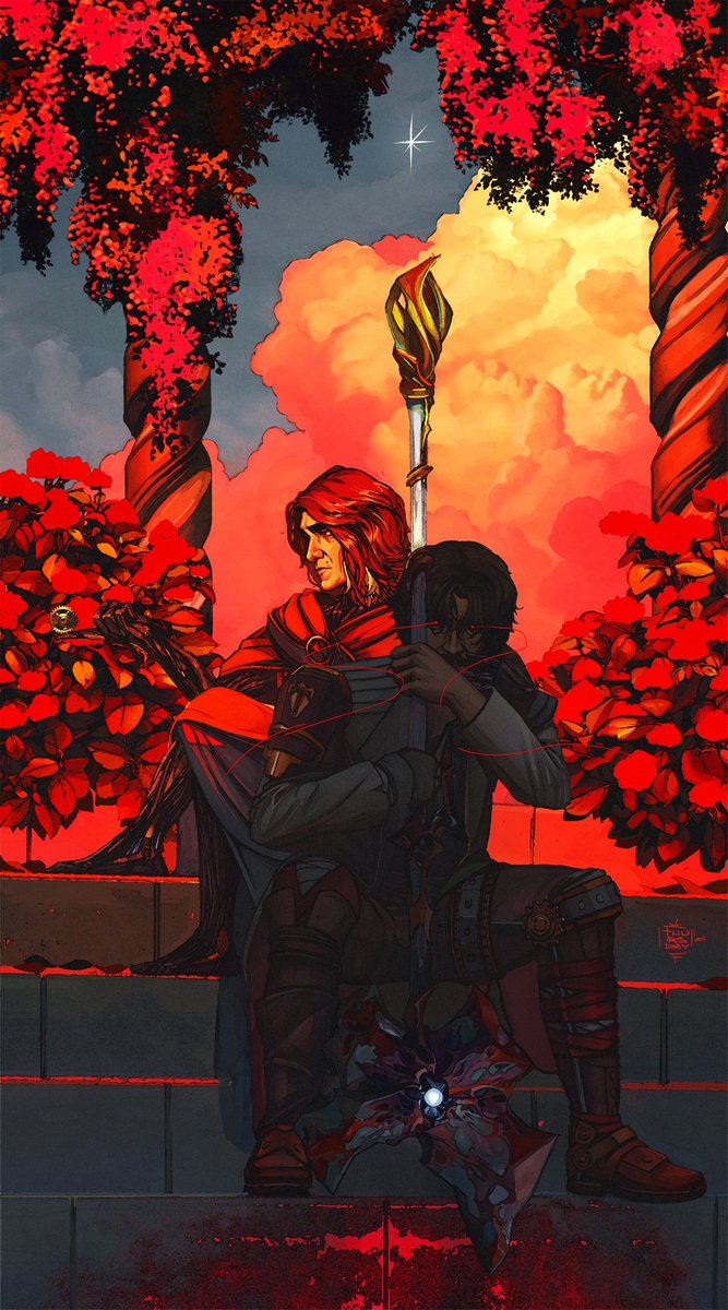 ANY color palette i choose makes me cry while i'm drawing

#arcane #jayvik