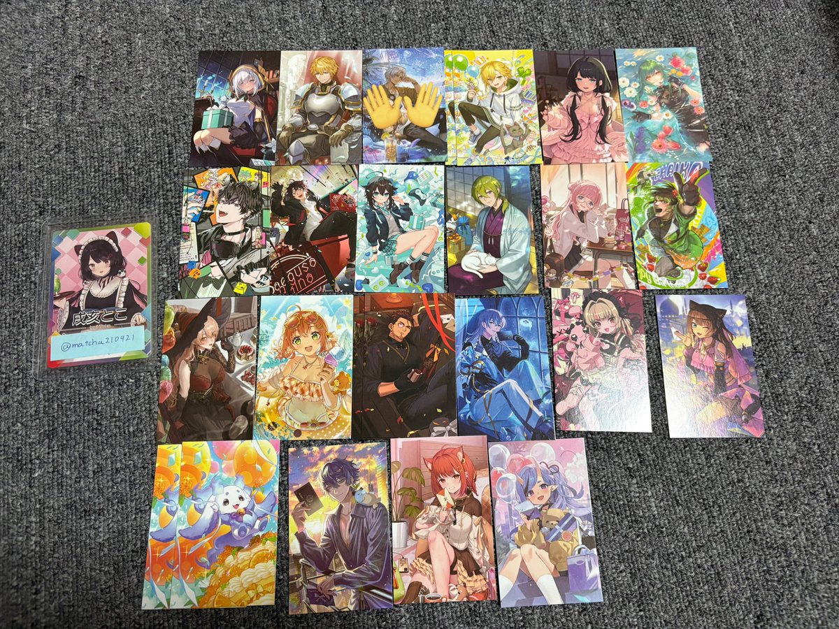 matcha210921's tweet photo. 【交換】
にじさんじ ノスタルジア カード

譲：画像1
求：画像2

・千葉、都内手渡し
　郵送対応相談可
・☕️♦︎は🚹とのお取引優先
・まとめてや好条件の方優先のためお返事にお時間をいただく場合がございます。
・気になる点等ありましたらお気軽にお聞きください https://t.co/L2yBTNOqBs