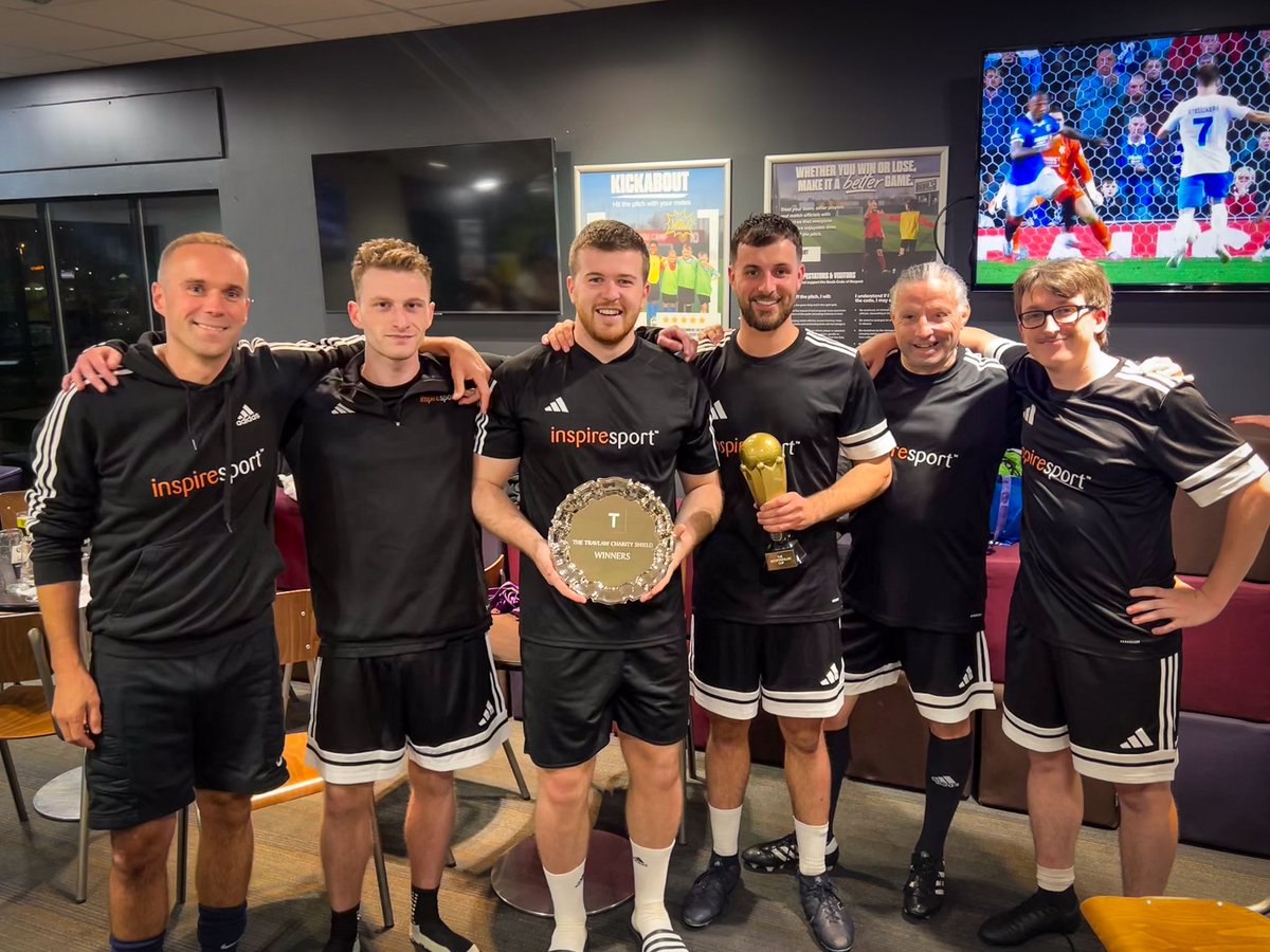 🏆⚽️ Congratulations to the inspiresport 5-a-side team on winning the Travlaw Charity Shield last night! A Huge thank you to Travlaw for organising such a fantastic event, and commiserations to our sister company, <a href="/sportsbreakscom/">🎟️✈️🛏️</a>, after a brilliant final. 🤝

#champions