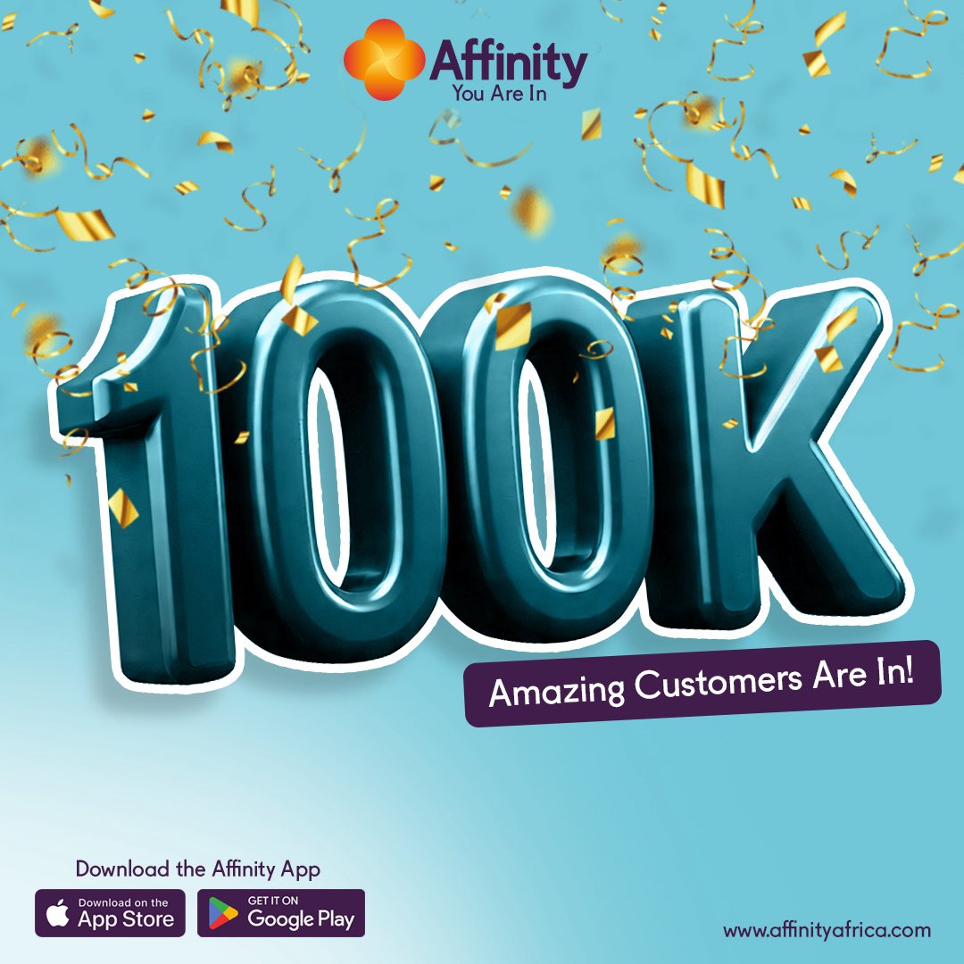 We've hit 100,000 customers in Ghana!
What began as a bold idea to make banking fair &amp; accessible has become a community of 100,000 people who trust us with their money, their businesses, and their dreams.
And this is only the beginning. Here's to the next 100,000, and beyond!🚀