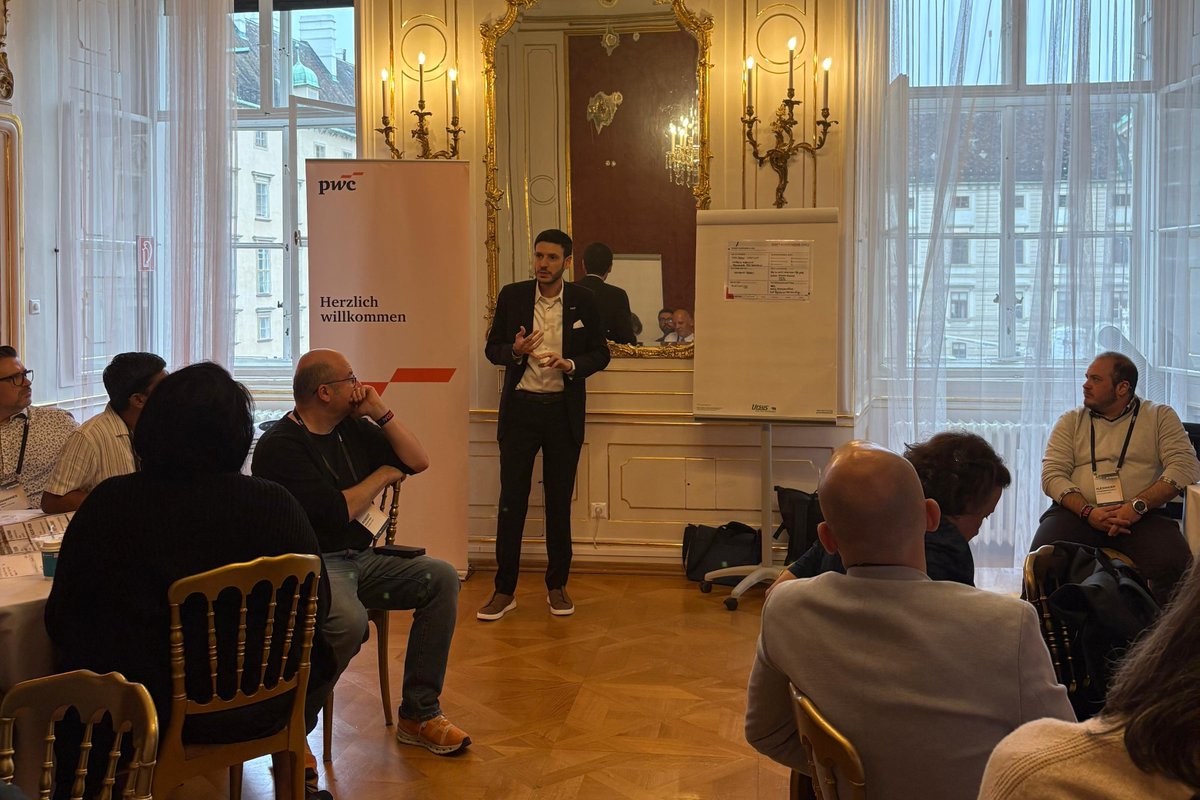 PwC_Middle_East's tweet image. #PwCProud to join @TEDAIVienna  as a flagship partner, where Moussa Beidas and Jesko von den Steinen led a session on Reinventing for the Unwritten Business.

In 90 minutes, participants explored how AI can move from interesting to actionable, designing business model shifts