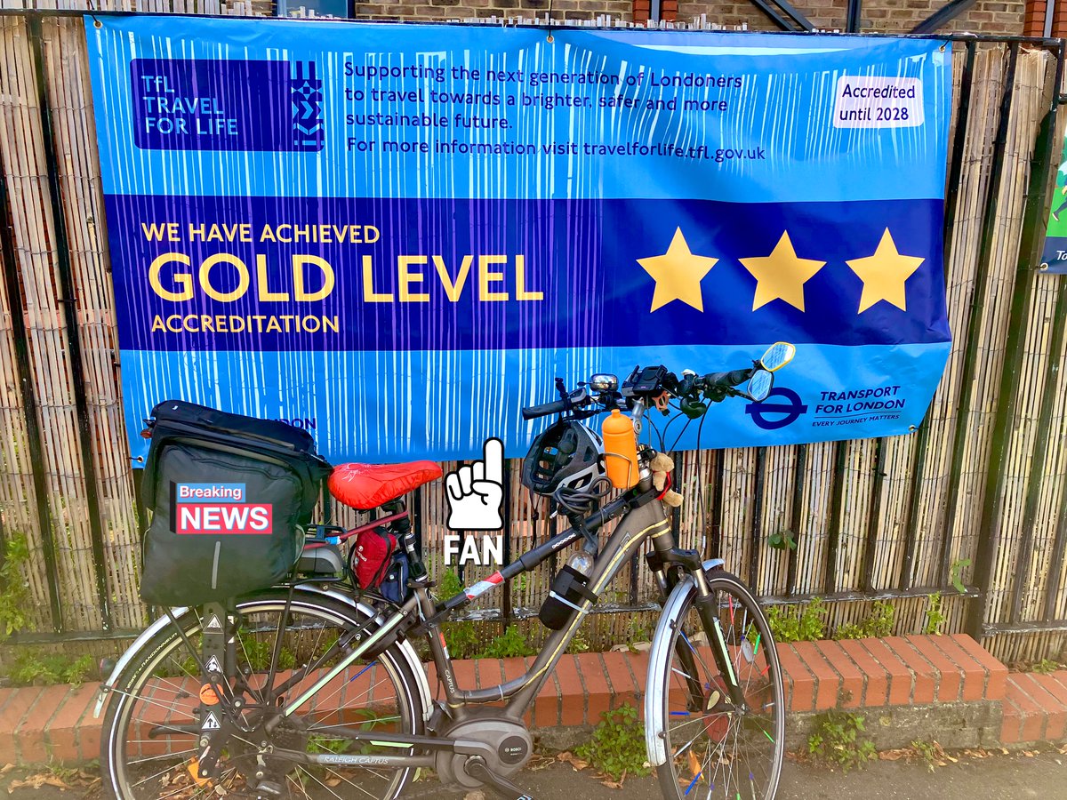More gold, silver or bronze <a href="/TfL/">TfL</a> Travel For Life #award will be proudly displayed outside more #Lewisham Primary #Schools Has your school gone the extra mile to improve #active #travel ? BIG 👏 to all schools that achieved, progressed or retained #accreditation <a href="/LewishamCouncil/">Lewisham Council</a>