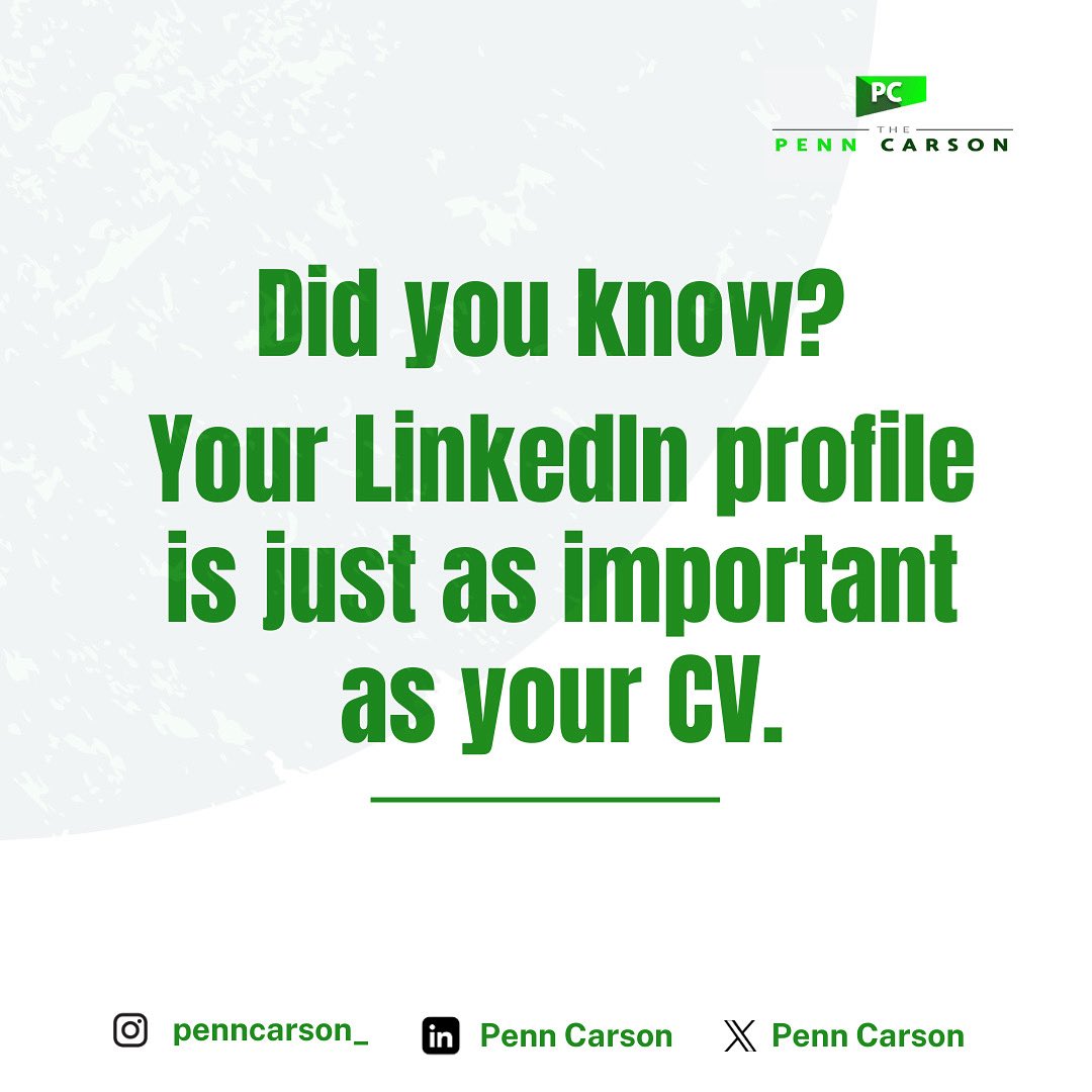 pcwritinghub's tweet photo. Your CV opens doors, but your LinkedIn profile keeps opportunities flowing.

Need help optimizing your LinkedIn for success? 

PennCarson can help, send a DM now!

#LinkedInTips #CareerBranding #PennCarson #JobSearch #PersonalBrand https://t.co/JG5LiCHoPl