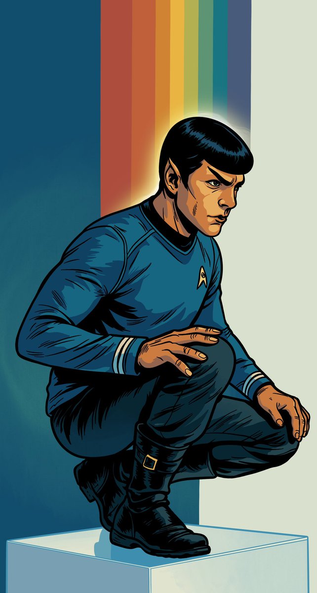 OliverKuhlmann1's tweet image. #StarTrek #Spock #ZacharyQuinto #fanart #digitalart