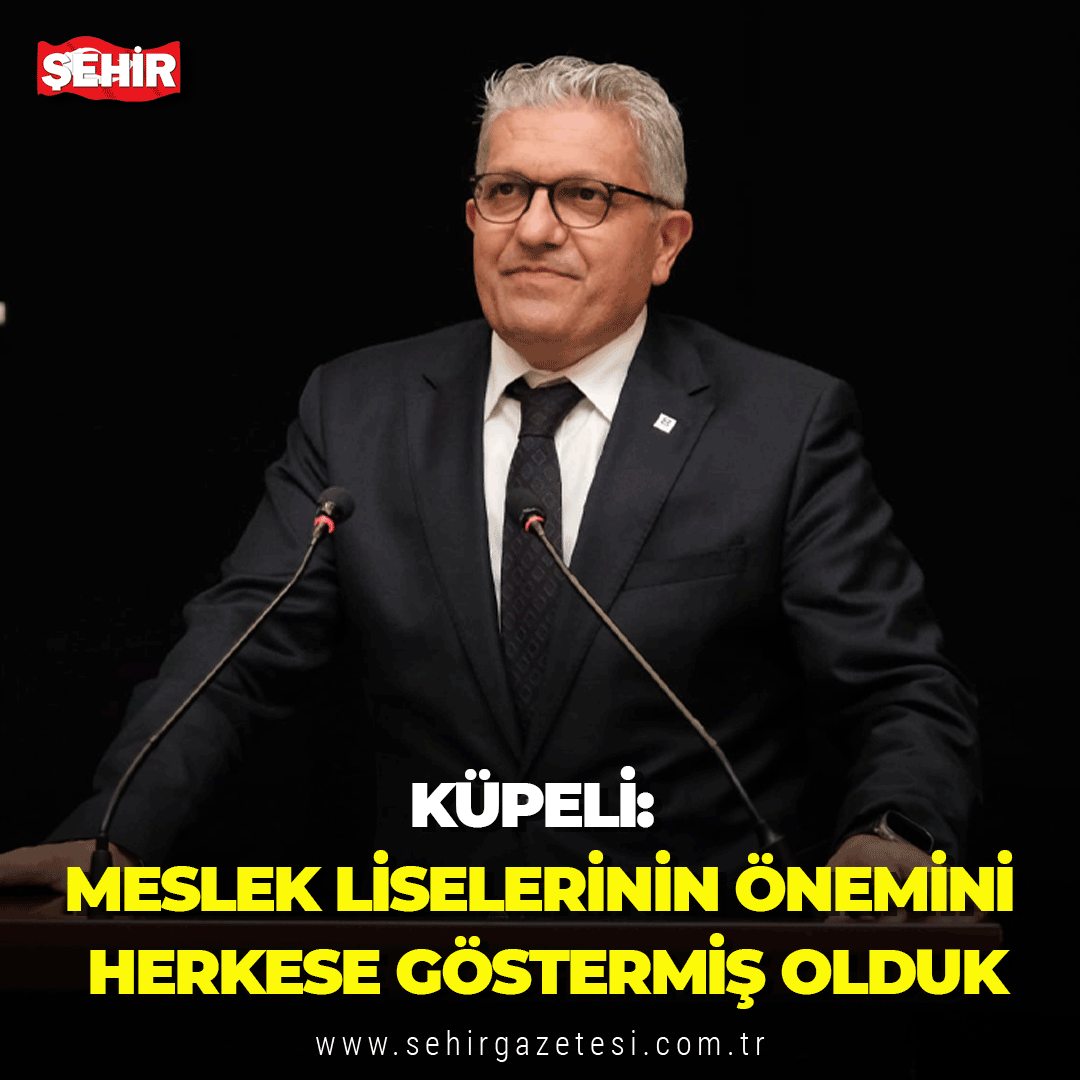 sehirgazetesi's tweet image. Küpeli: Meslek liselerinin önemini herkese göstermiş olduk sehirgazetesi.com.tr/kupeli-meslek-…
#eskisehir #eosb
